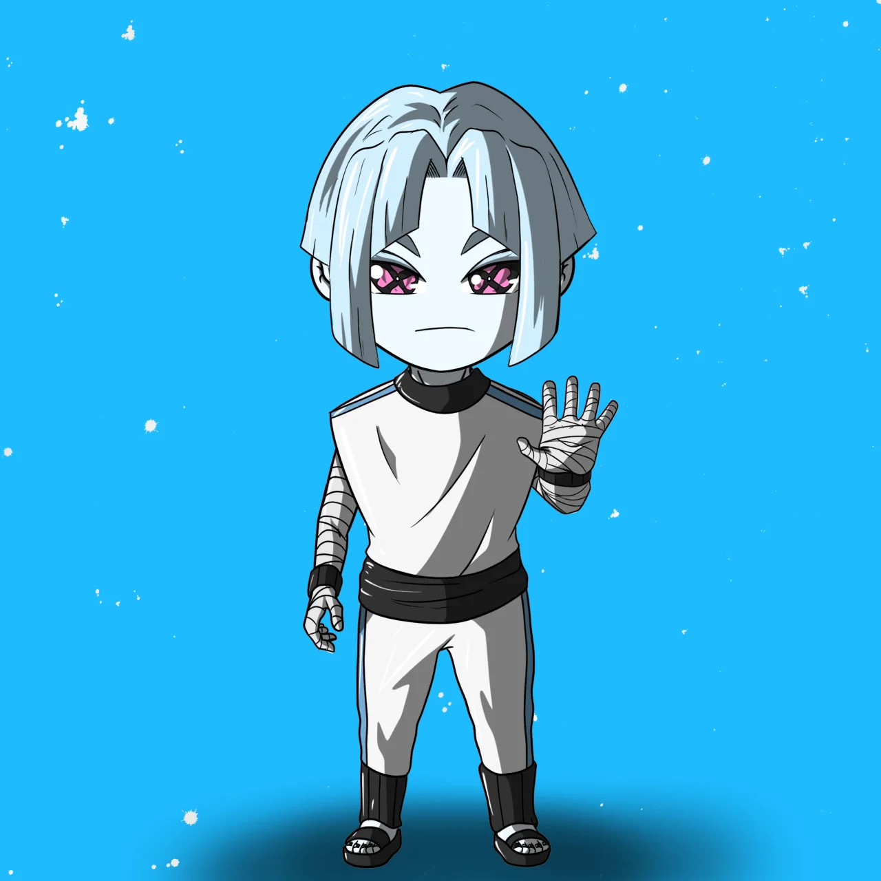 ALIEN #24. Alienzone NFT Chibi artwork.