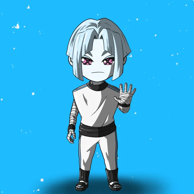 ALIEN #24. Alienzone NFT Chibi artwork.