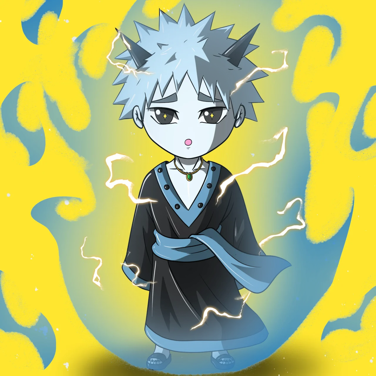 ALIEN #242. Alienzone NFT Chibi artwork.
