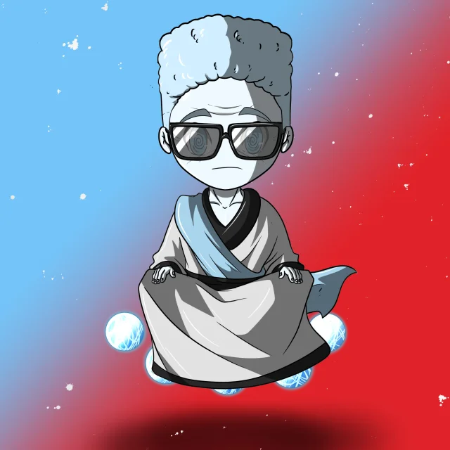 ALIEN #243. Alienzone NFT Chibi artwork.