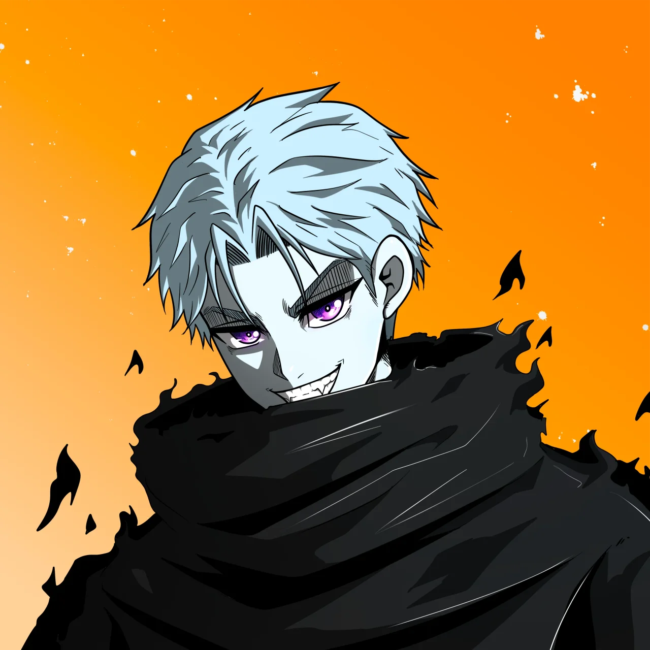 ALIEN #253. Alienzone digital collectible artwork. Eyes: Futâime; Hair: Ikemen; Mark: None.