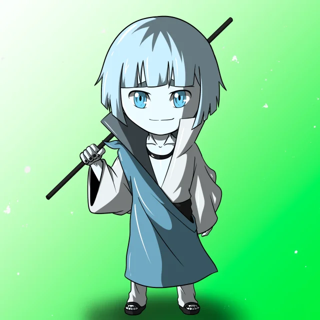 ALIEN #256. Alienzone NFT Chibi artwork.
