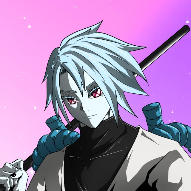 ALIEN #259. Alienzone digital collectible artwork. Eyes: Shinmoku; Hair: Bôshuku; Mark: None.