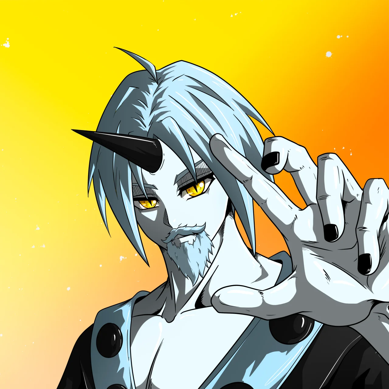 ALIEN #263. Alienzone digital collectible artwork. Eyes: Ryôshi; Hair: Ikkakujû; Mark: None.