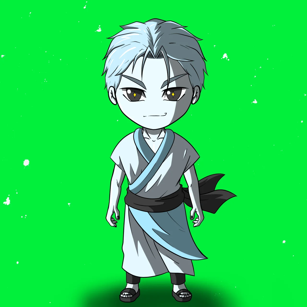 ALIEN #265. Alienzone NFT Chibi artwork.