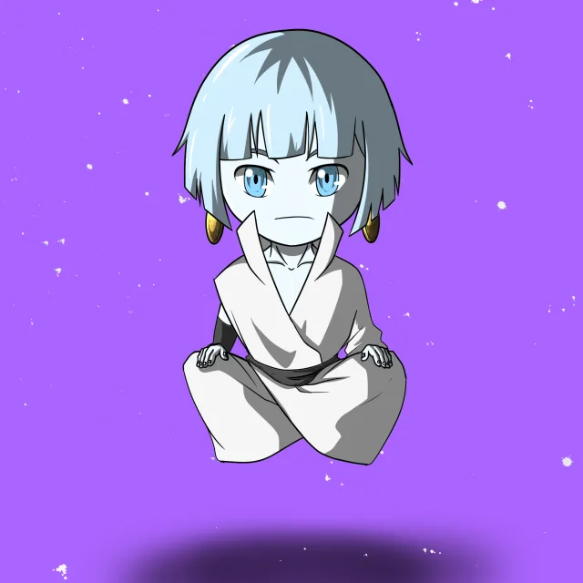 ALIEN #268. Alienzone NFT Chibi artwork.