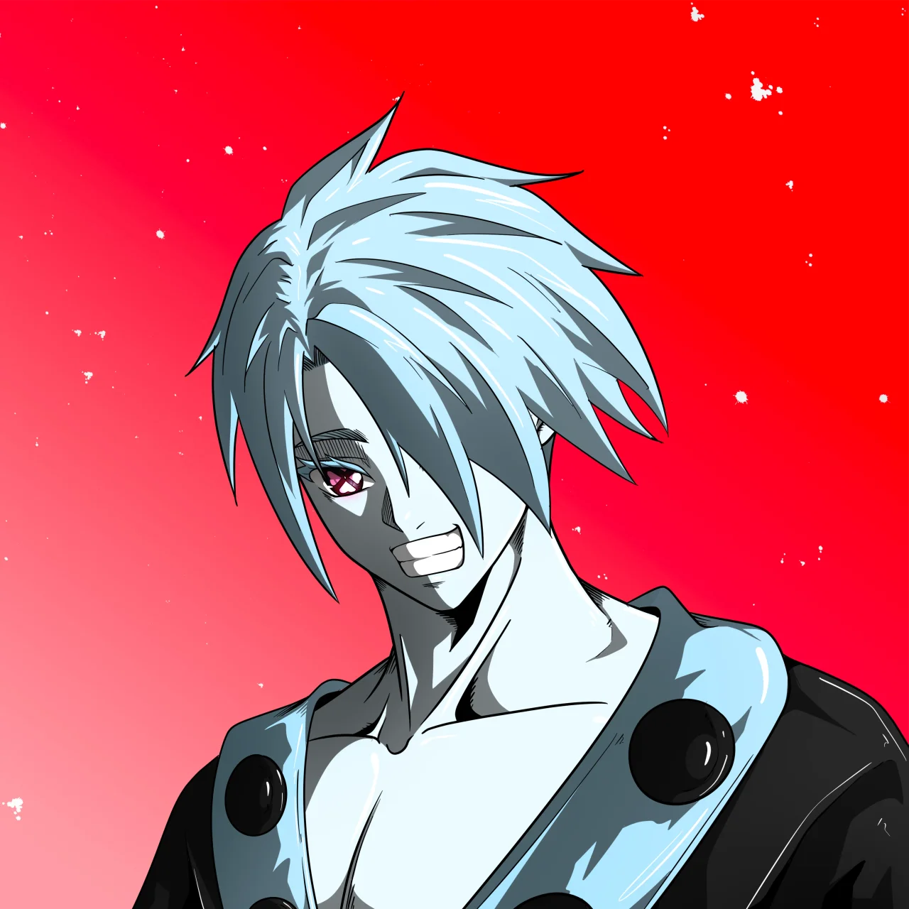 ALIEN #277. Alienzone digital collectible artwork. Eyes: Shinmoku; Hair: Hidarime; Mark: None.