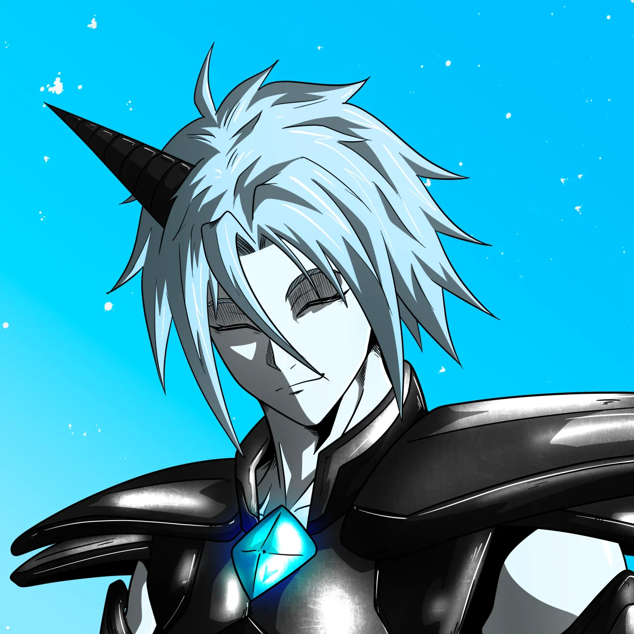 ALIEN #278. Alienzone digital collectible artwork. Eyes: Hêmoku; Hair: Anben; Mark: None.