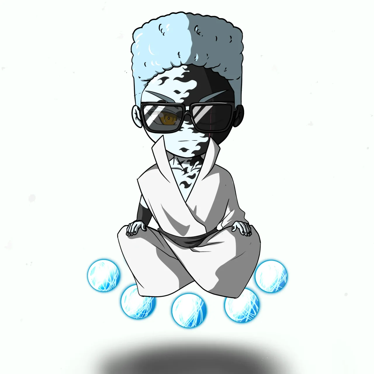 ALIEN #280. Alienzone NFT Chibi artwork.