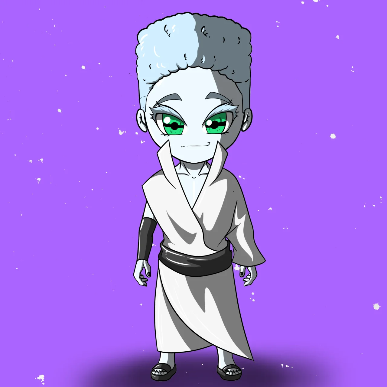 ALIEN #287. Alienzone NFT Chibi artwork.