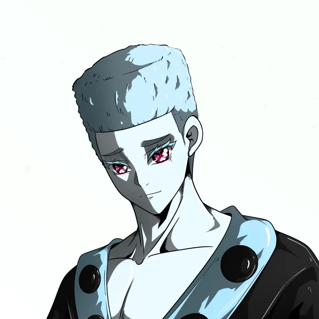 ALIEN #288. Alienzone digital collectible artwork. Eyes: Shinmoku; Hair: Shikakui; Mark: None.