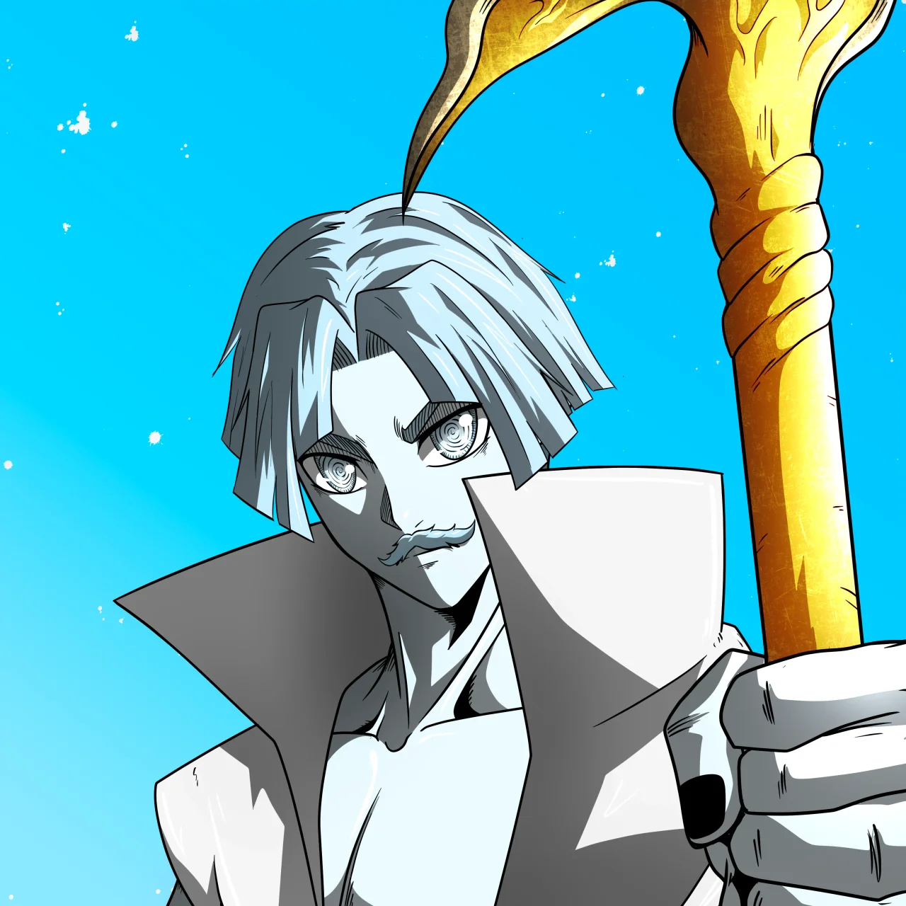 ALIEN #289. Alienzone digital collectible artwork. Eyes: Konran; Hair: Zenbatsu; Mark: None.