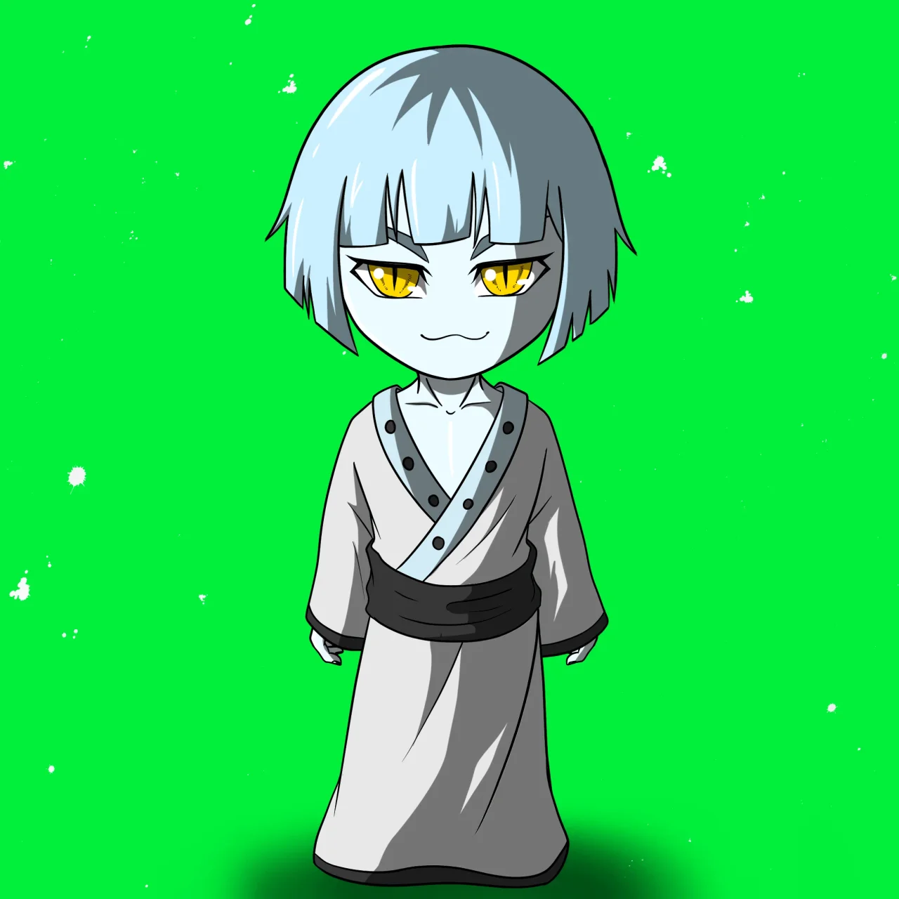 ALIEN #295. Alienzone NFT Chibi artwork.