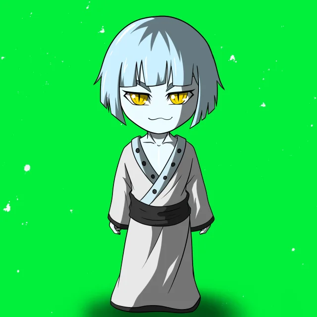 ALIEN #295. Alienzone NFT Chibi artwork.