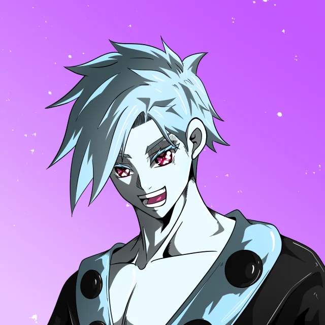 ALIEN #297. Alienzone digital collectible artwork. Eyes: Shinmoku; Hair: Migime; Mark: None.