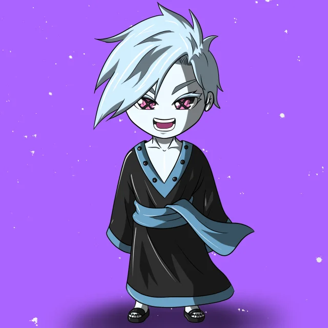 ALIEN #297. Alienzone NFT Chibi artwork.