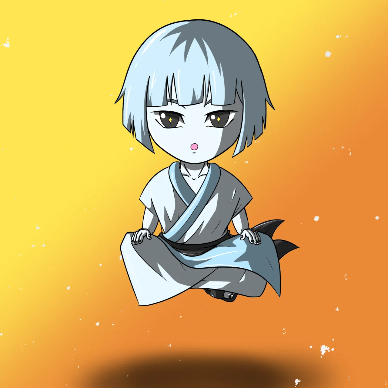 ALIEN #308. Alienzone NFT Chibi artwork.