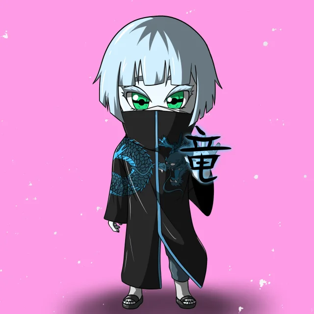ALIEN #311. Alienzone NFT Chibi artwork.