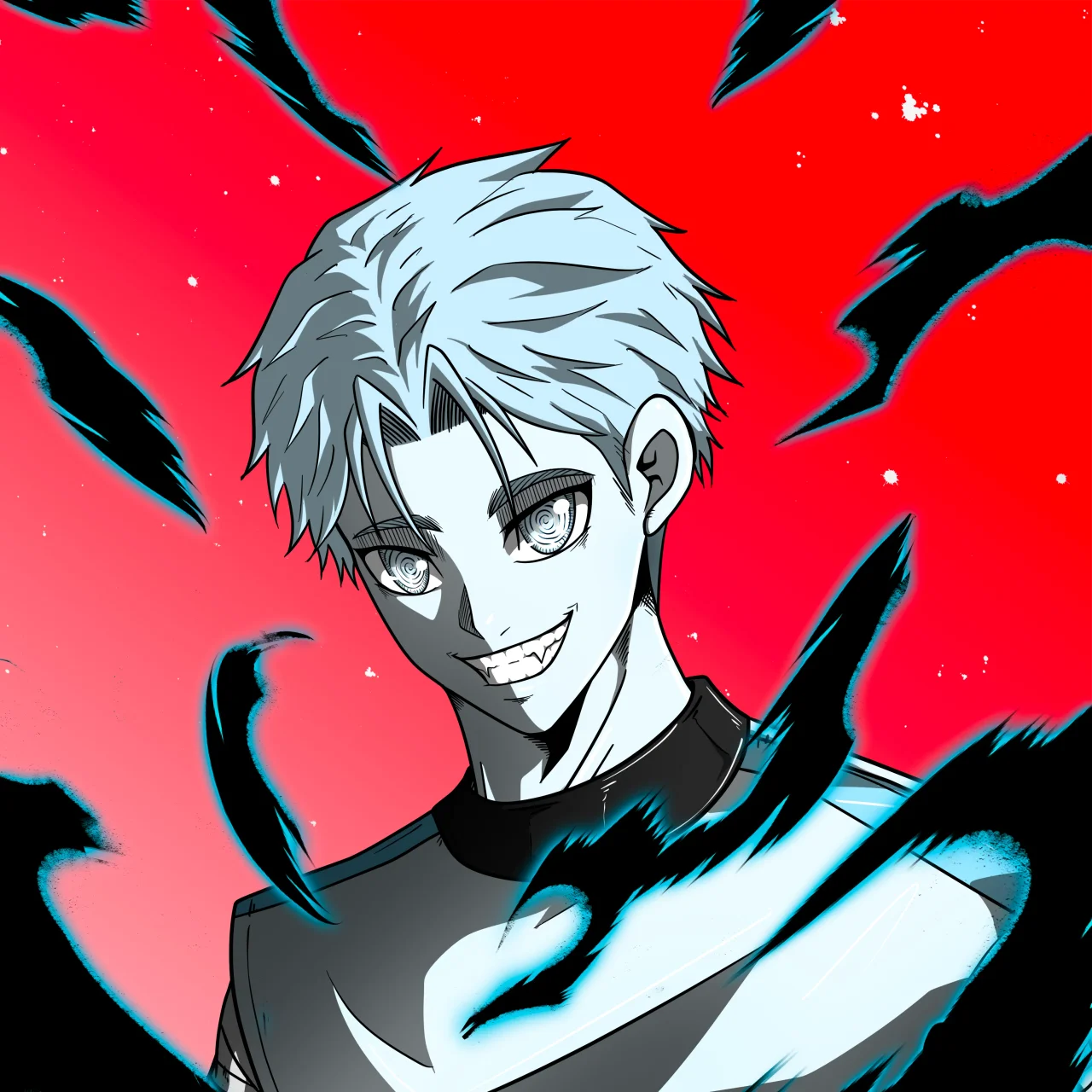 ALIEN #316. Alienzone digital collectible artwork. Eyes: Konran; Hair: Ikemen; Mark: None.