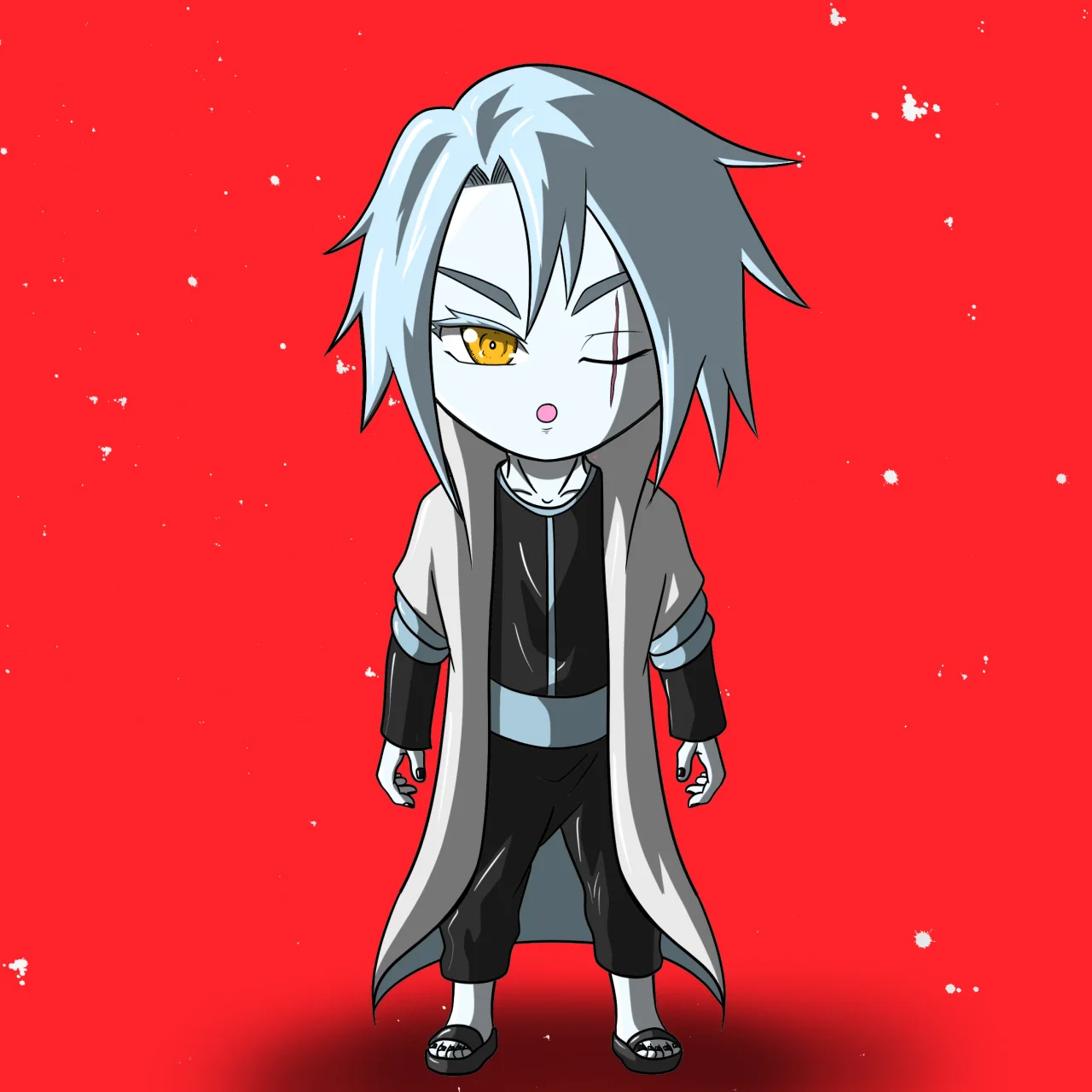 ALIEN #318. Alienzone NFT Chibi artwork.