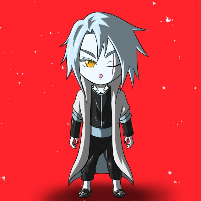 ALIEN #318. Alienzone NFT Chibi artwork.