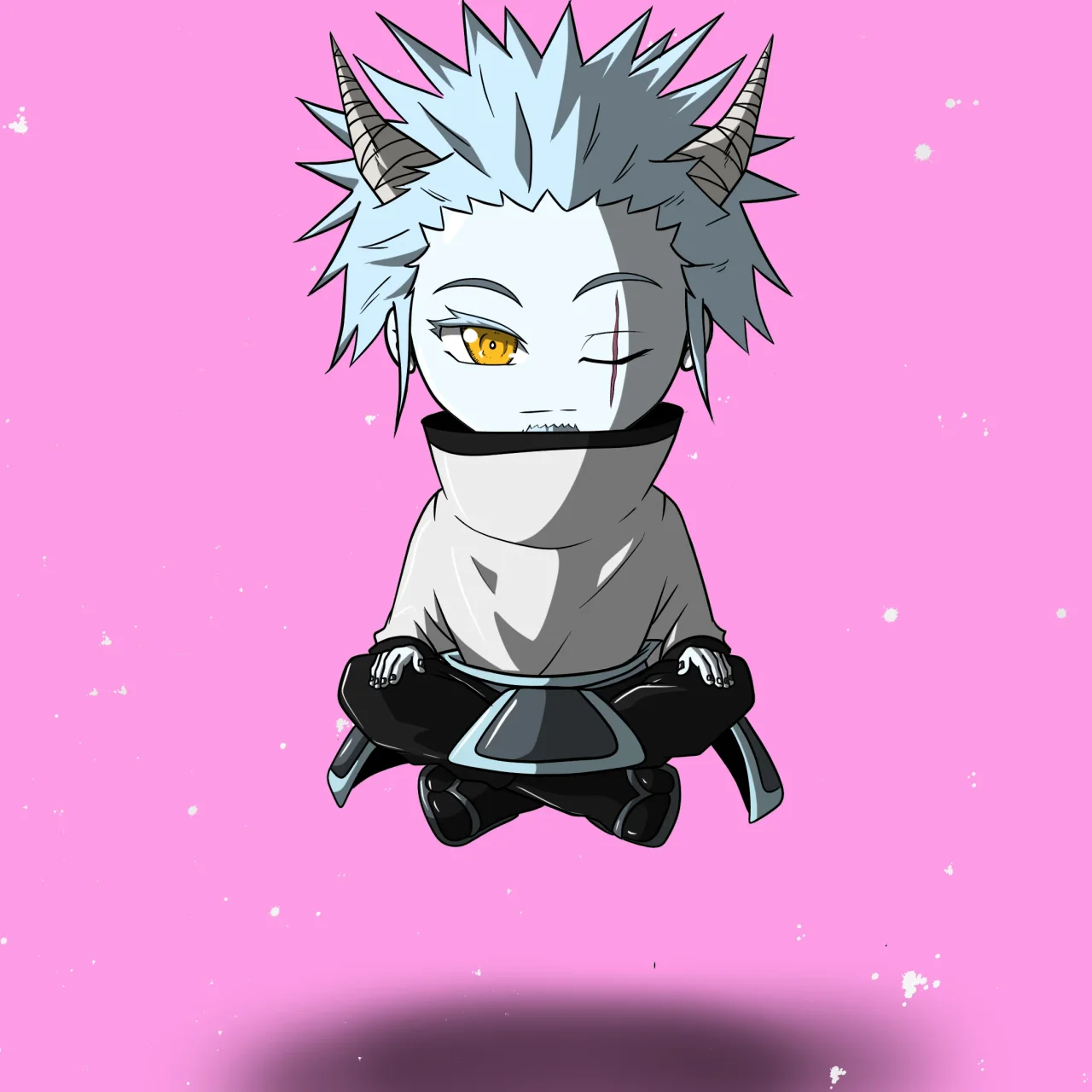 ALIEN #323. Alienzone NFT Chibi artwork.