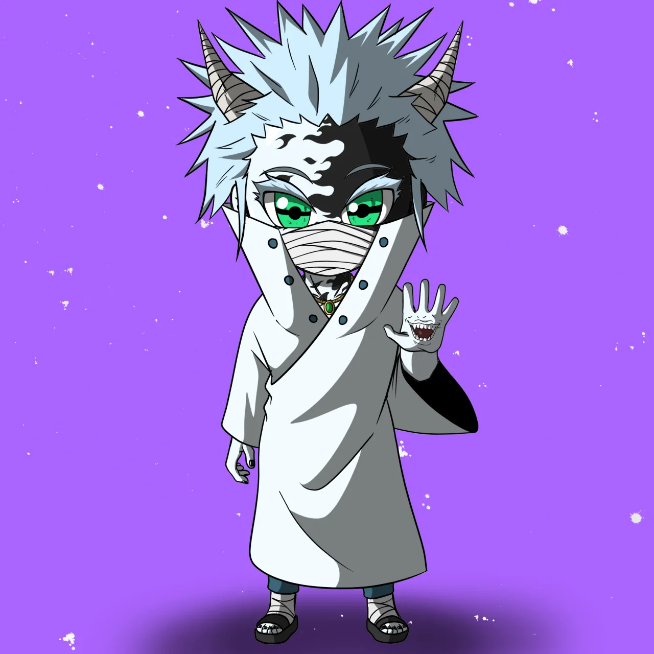 ALIEN #325. Alienzone NFT Chibi artwork.