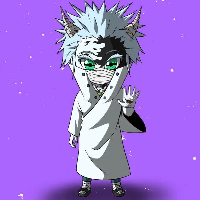 ALIEN #325. Alienzone NFT Chibi artwork.