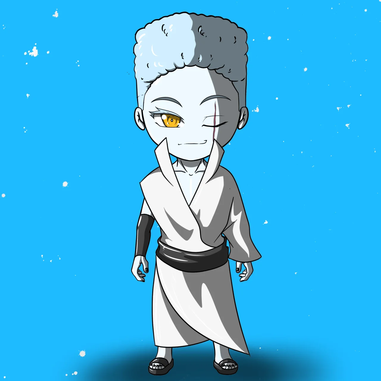 ALIEN #332. Alienzone NFT Chibi artwork.