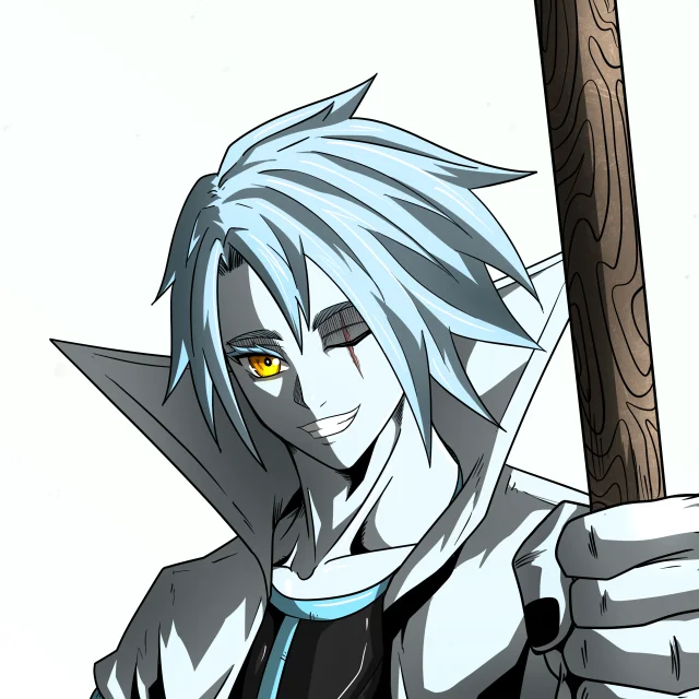 ALIEN #335. Illustration du NFT Alienzone. Eyes: Furukizu; Hair: Bôshuku; Mark: None.