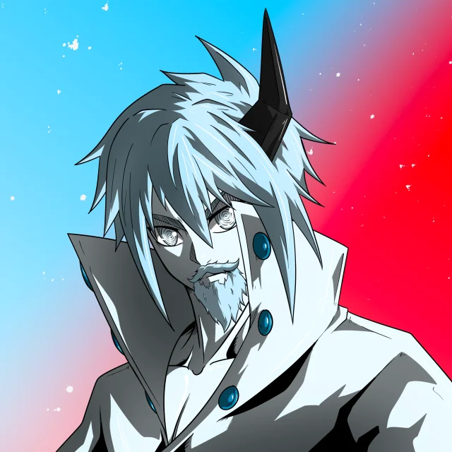 ALIEN #337. Illustration du NFT Alienzone. Eyes: Konran; Hair: Ôben; Mark: None.