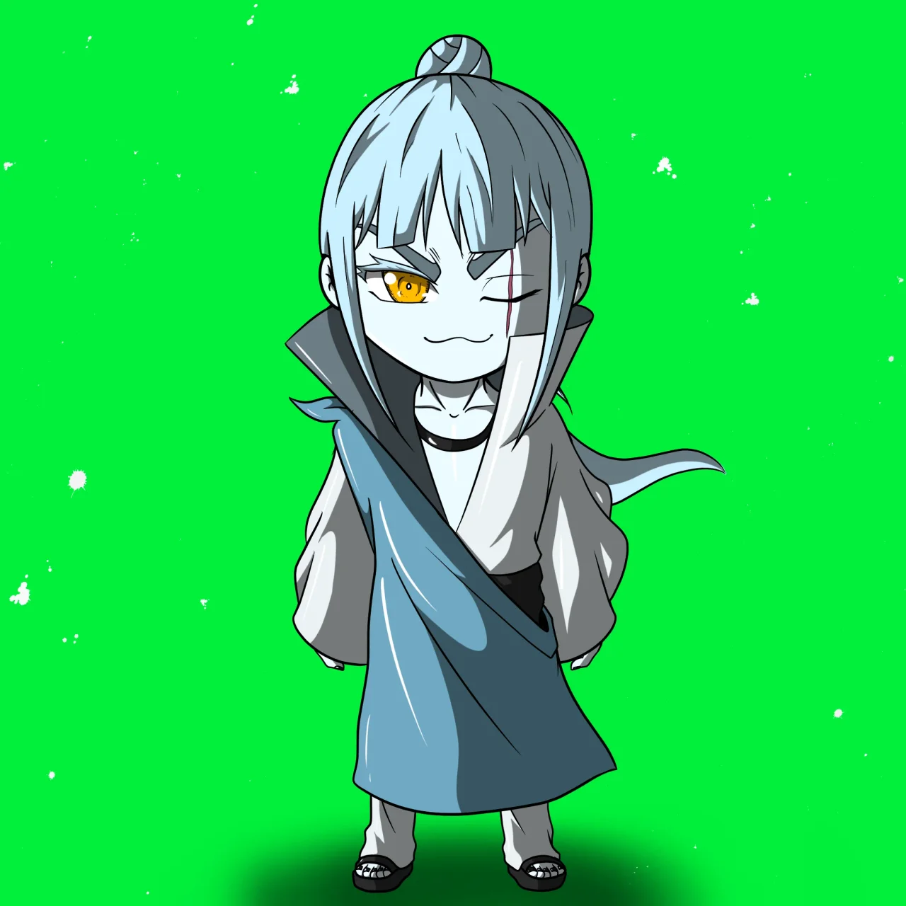 ALIEN #342. Alienzone NFT Chibi artwork.