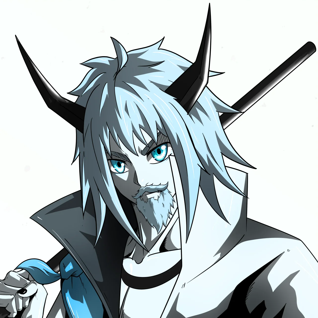 ALIEN #345. Alienzone digital collectible artwork. Eyes: Sêmoku; Hair: Akuma; Mark: None.