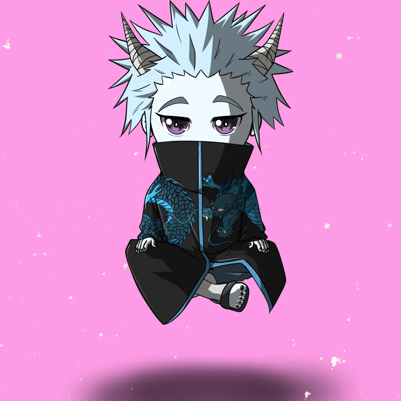 ALIEN #349. Alienzone NFT Chibi artwork.