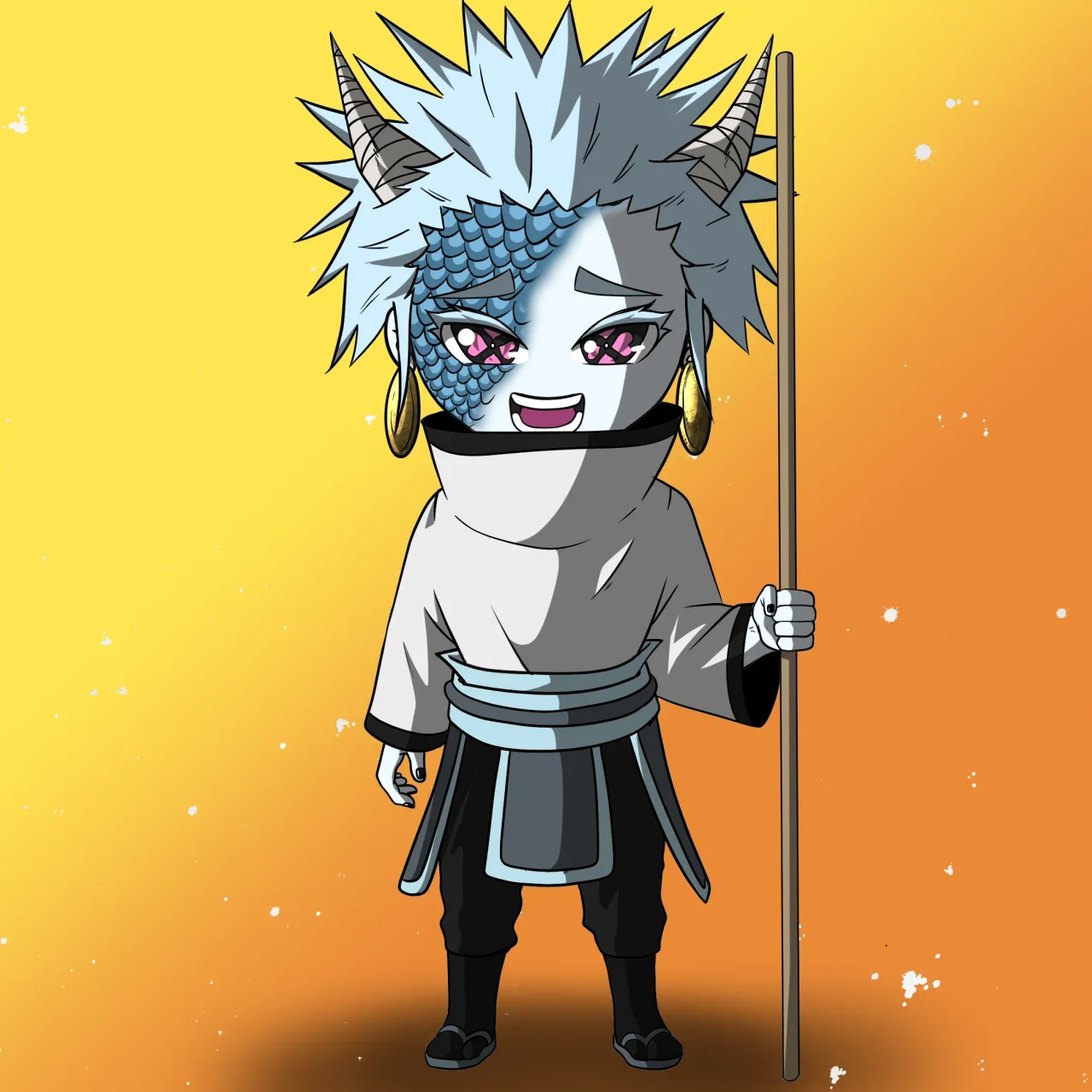 ALIEN #35. Version Chibi du NFT Alienzone.