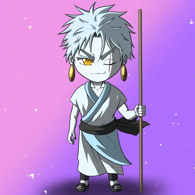 ALIEN #351. Version Chibi du NFT Alienzone.