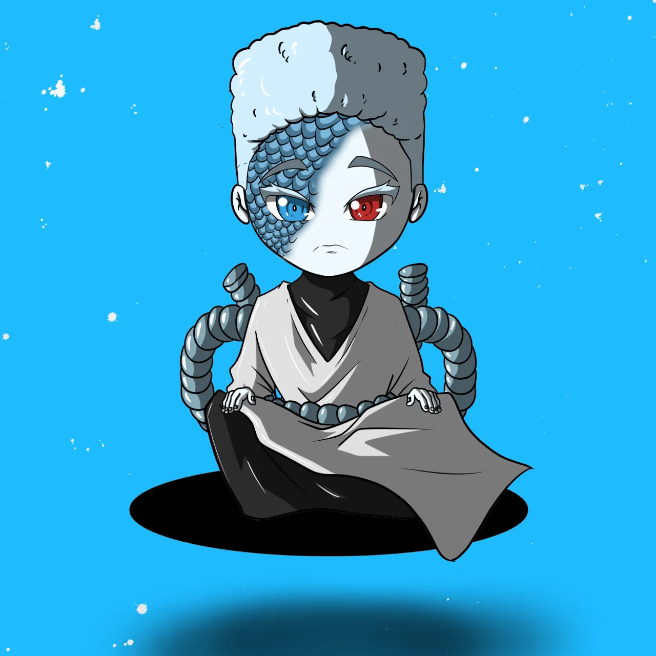 ALIEN #352. Alienzone NFT Chibi artwork.
