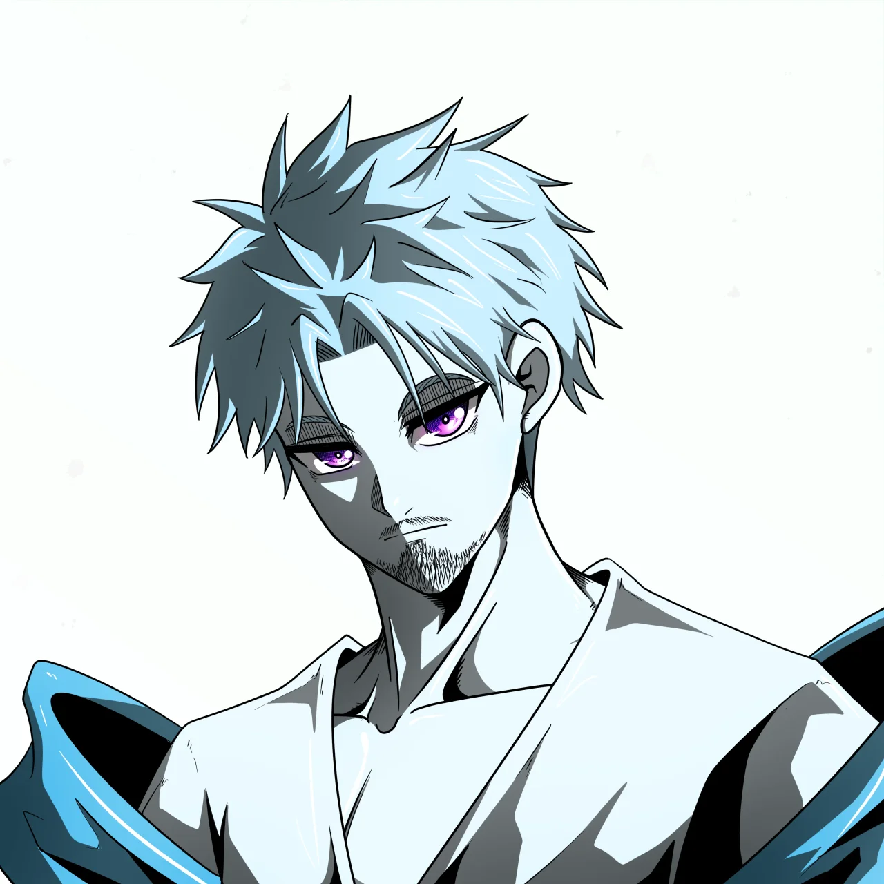 ALIEN #359. Illustration du NFT Alienzone. Eyes: Futâime; Hair: Sanzoku; Mark: None.