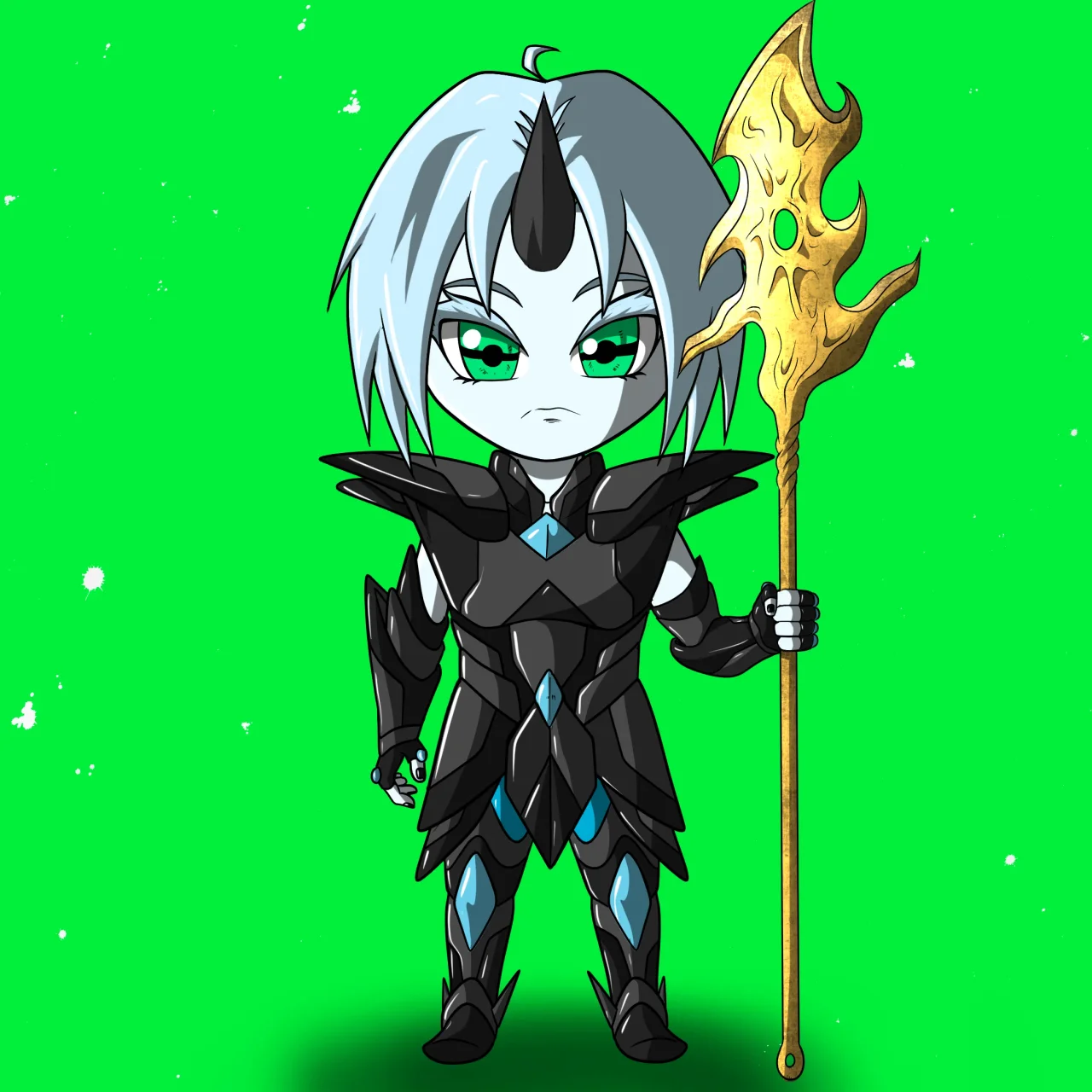 ALIEN #364. Alienzone NFT Chibi artwork.