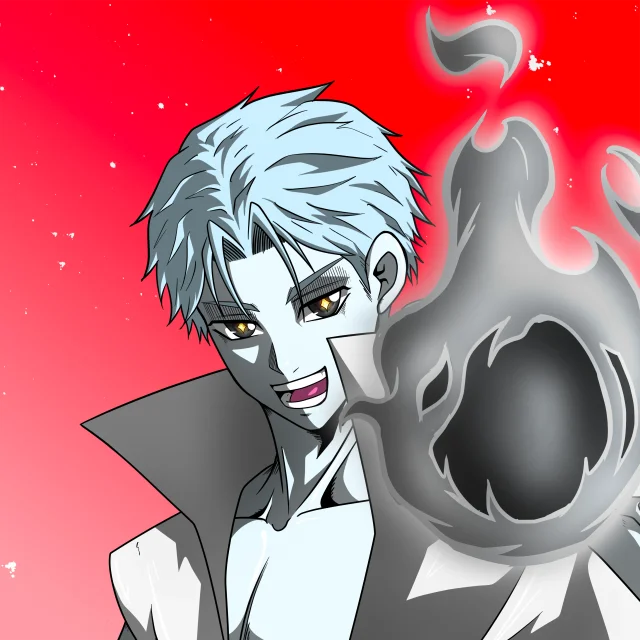 ALIEN #366. Illustration du NFT Alienzone. Eyes: Myôri; Hair: Ikemen; Mark: None.