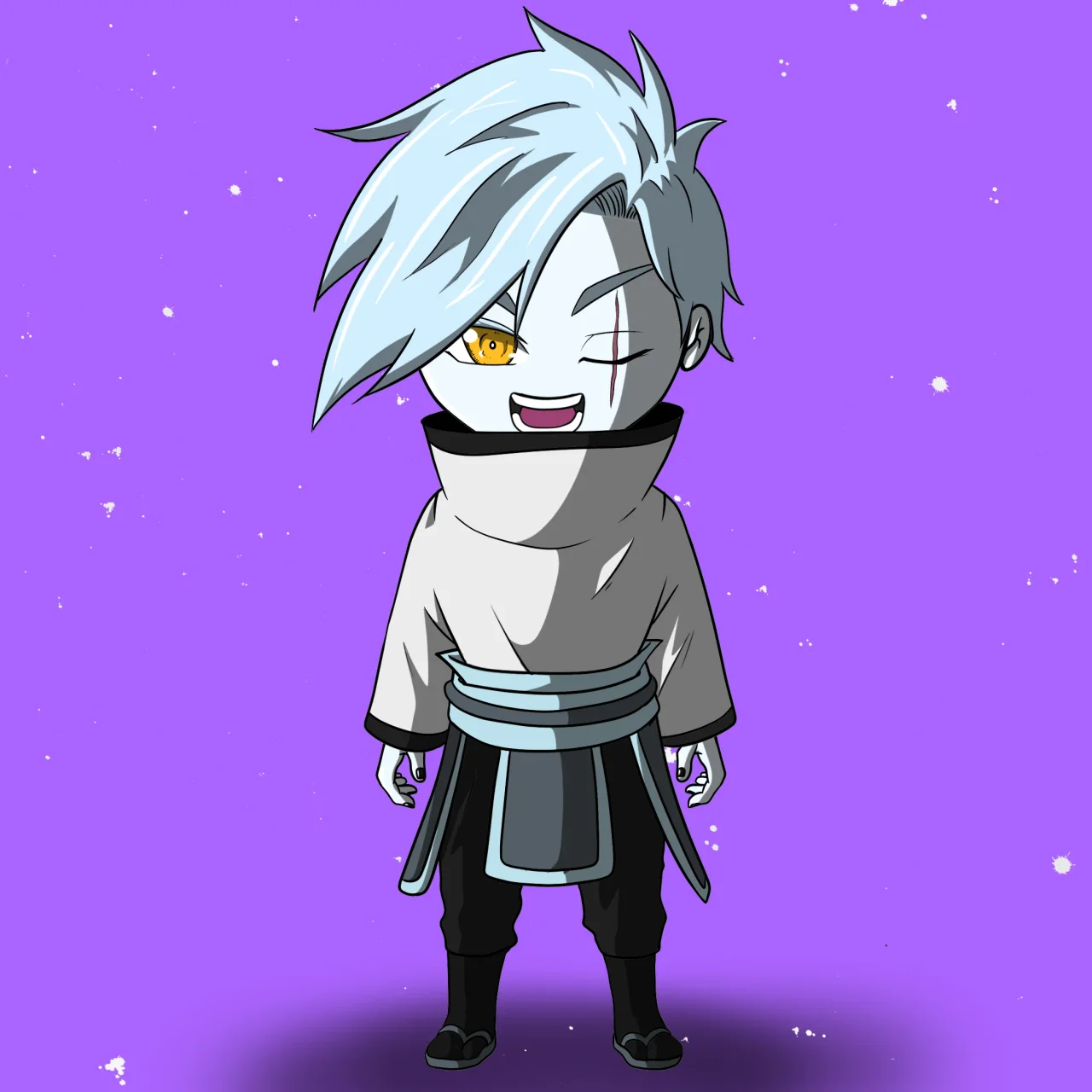 ALIEN #37. Alienzone NFT Chibi artwork.