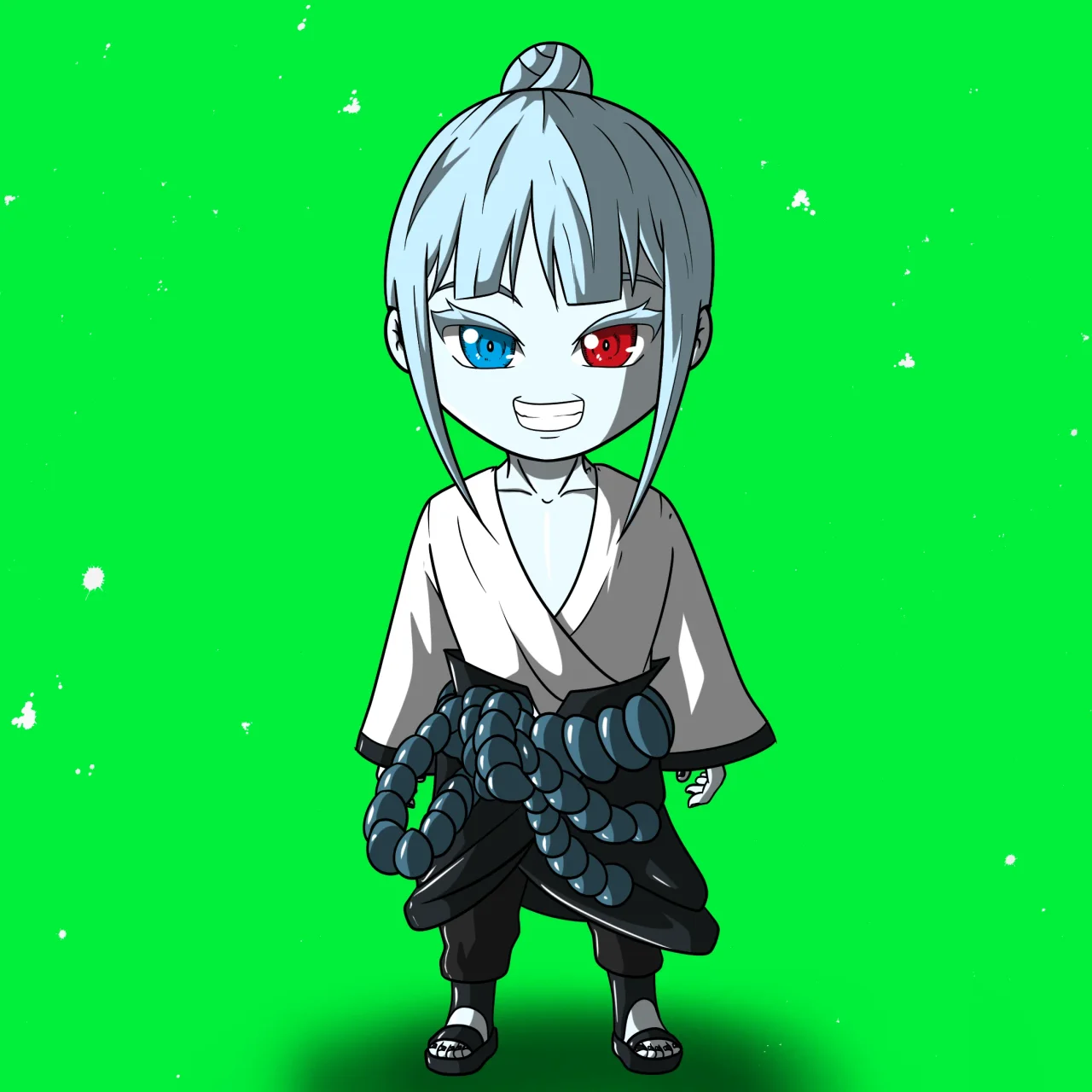 ALIEN #372. Alienzone NFT Chibi artwork.