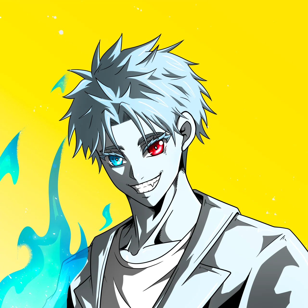 ALIEN #376. Alienzone digital collectible artwork. Eyes: Kôsaiishoku; Hair: Sanzoku; Mark: None.