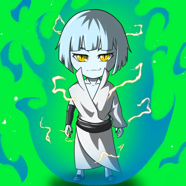 ALIEN #38. Alienzone NFT Chibi artwork.