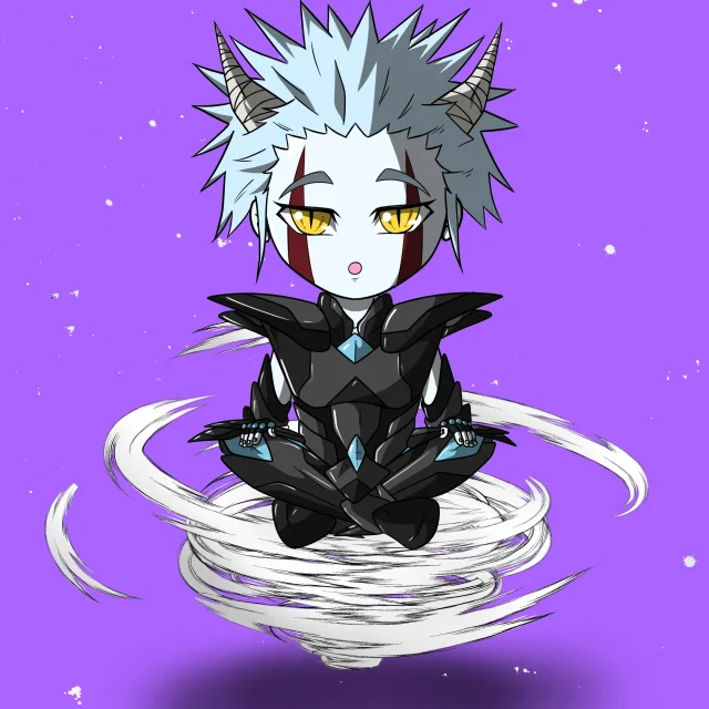 ALIEN #384. Version Chibi du NFT Alienzone.