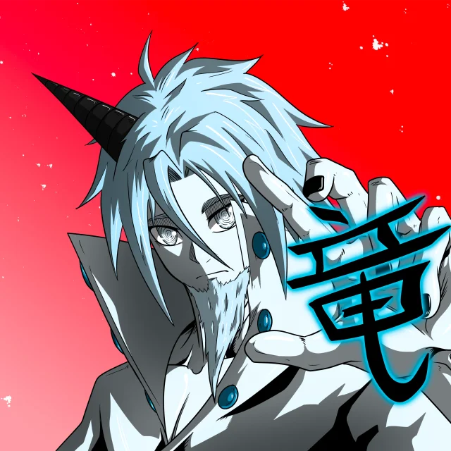 ALIEN #385. Illustration du NFT Alienzone. Eyes: Konran; Hair: Anben; Mark: None.