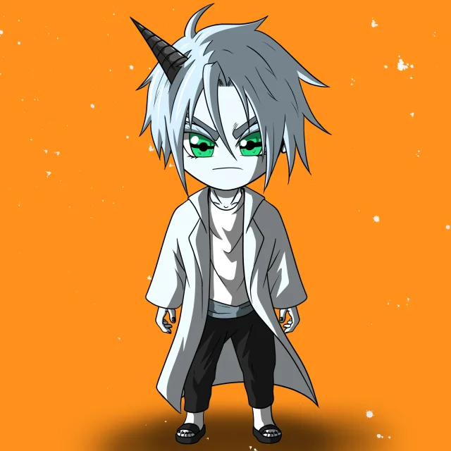 ALIEN #407. Version Chibi du NFT Alienzone.