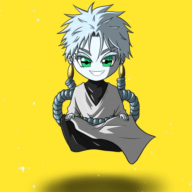 ALIEN #428. Version Chibi du NFT Alienzone.