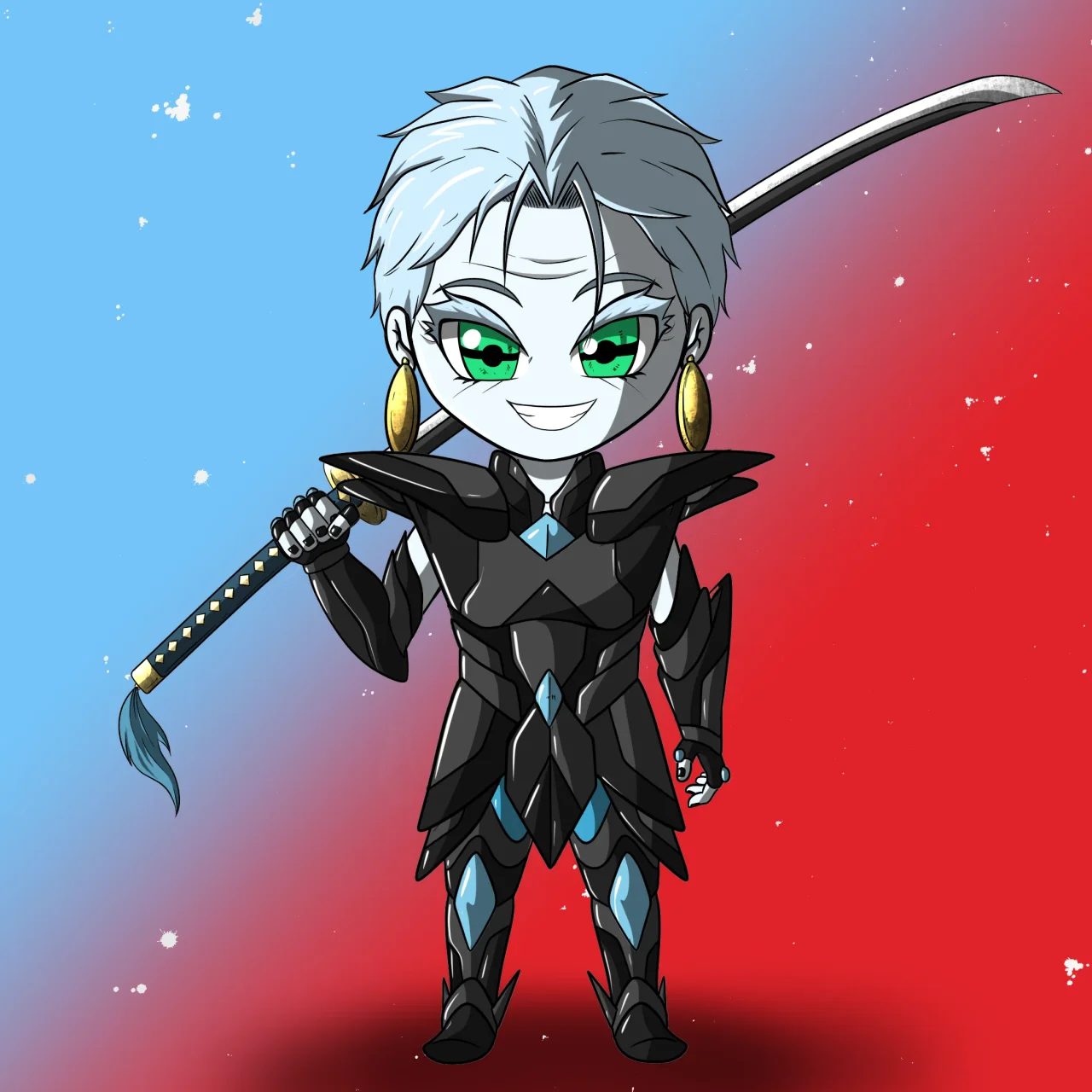 ALIEN #435. Alienzone NFT Chibi artwork.