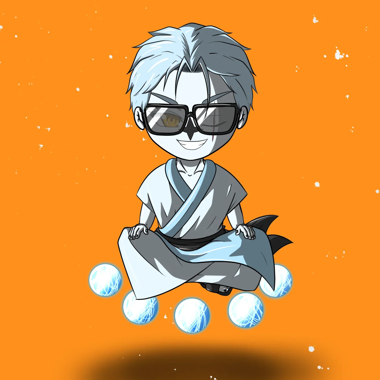 ALIEN #437. Alienzone NFT Chibi artwork.